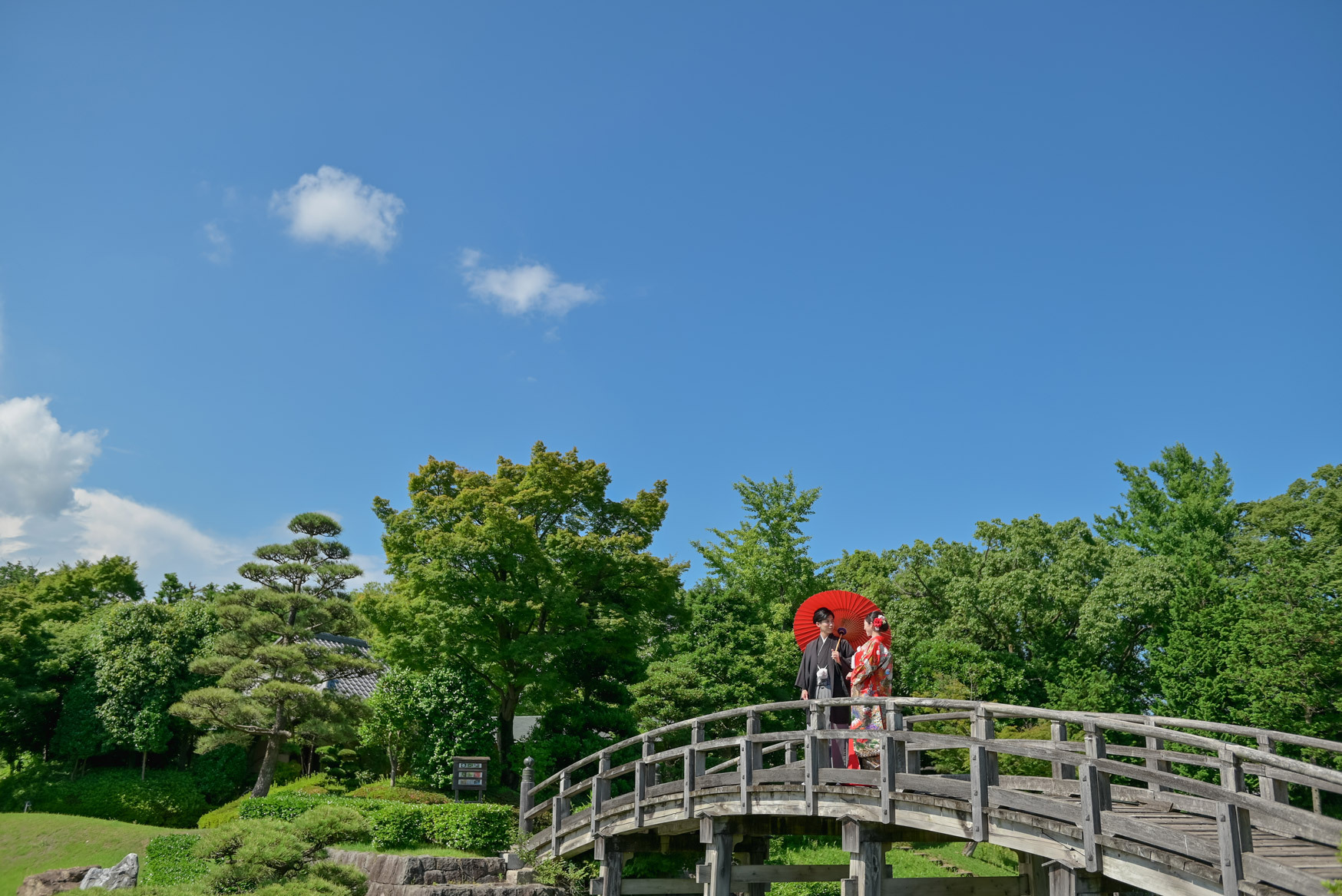 越谷店 和装で挙げる結婚式 前撮り撮影の華雅苑