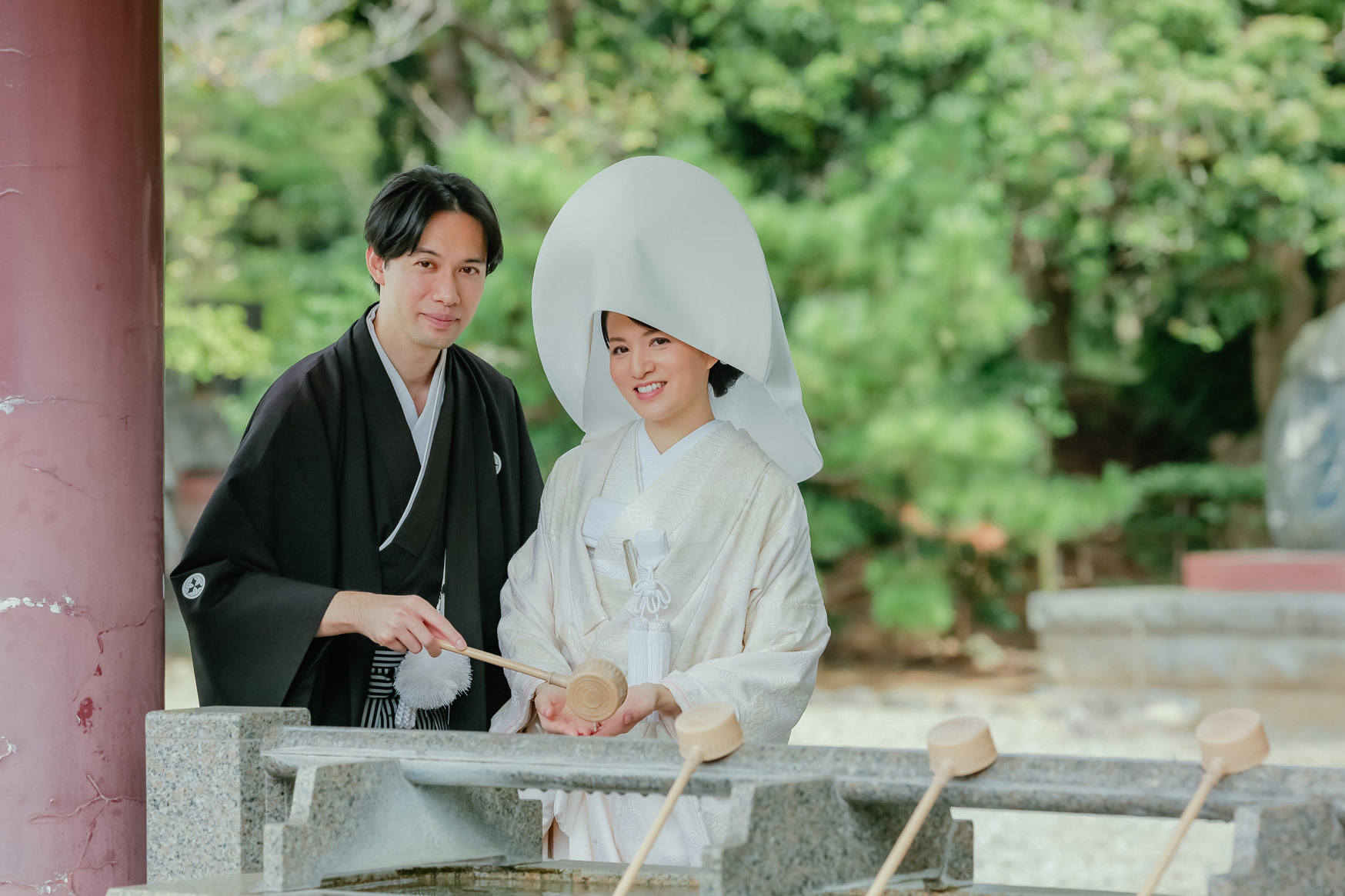 西千葉店|和装で挙げる結婚式 前撮り撮影の華雅苑