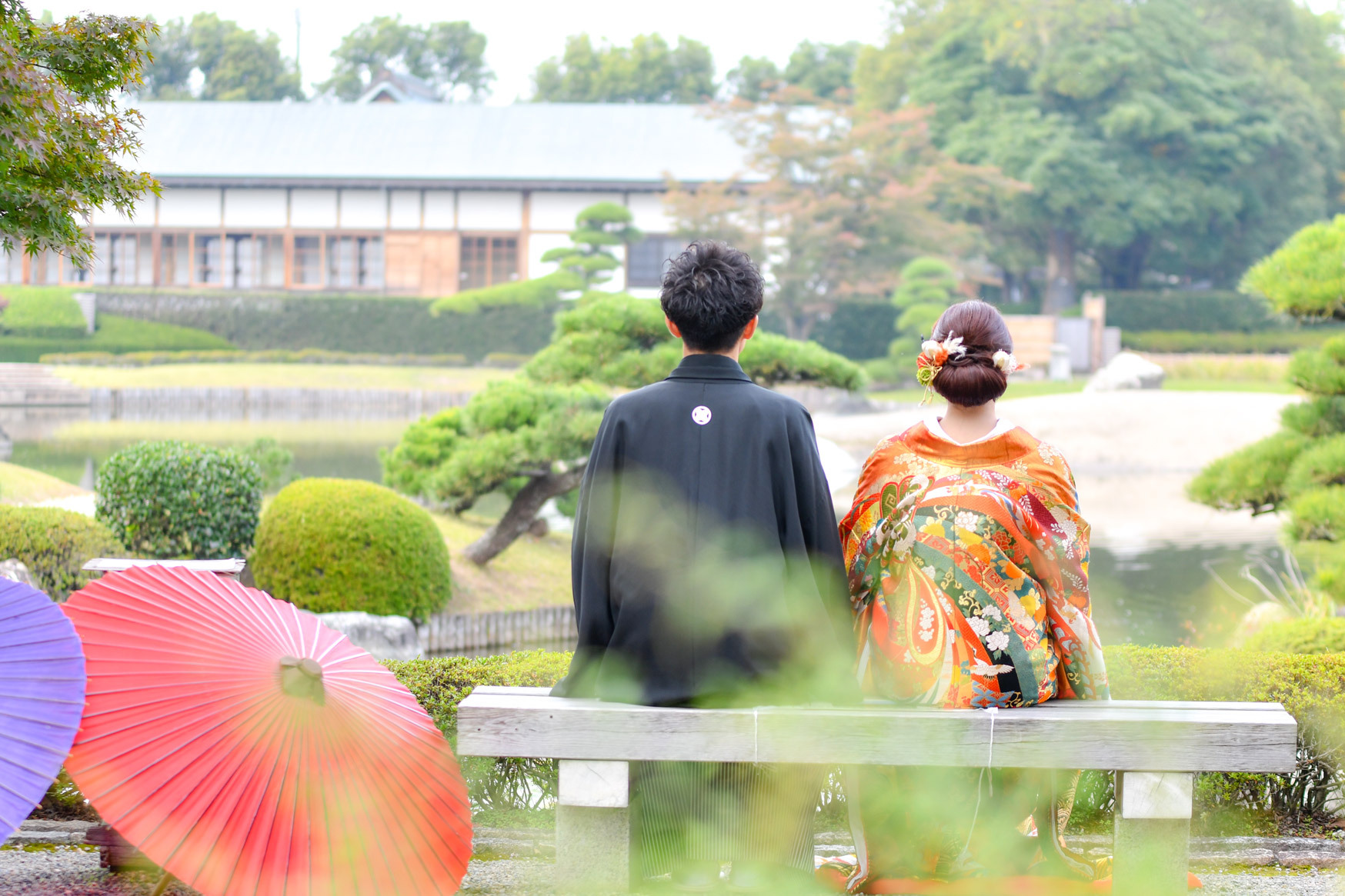 越谷店 和装で挙げる結婚式 前撮り撮影の華雅苑